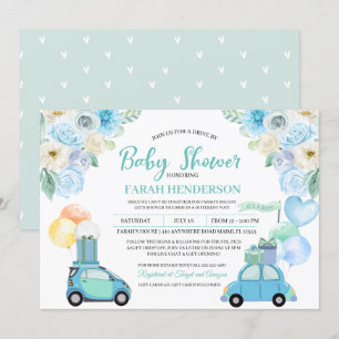 Impulso por invitación a desfile de Baby Shower