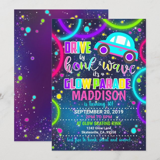 Impulso por invitación a la fiesta de Honk y Wave  (Anverso / Reverso)