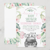 Impulso por invitación a Safari Baby Shower Parade