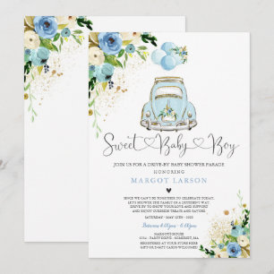 Impulso Por Invitación De Baby Shower Ducha Floral