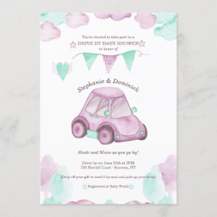 Impulso Por Invitación De Bebé Chica Shower