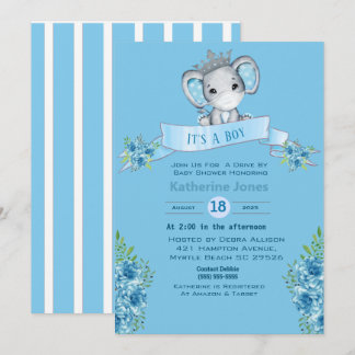 Impulso por niños Invitaciones a la ducha para beb