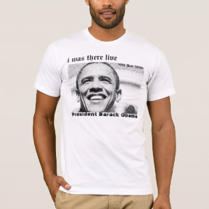 Inauguración de Obama estaba ahí camiseta en vivo