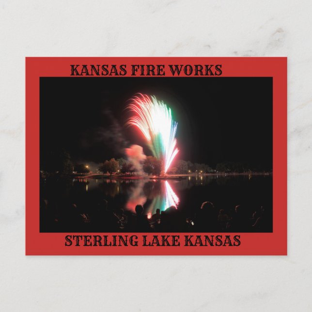 Incendio de Kansas funciona con tarjeta de correo  (Anverso)
