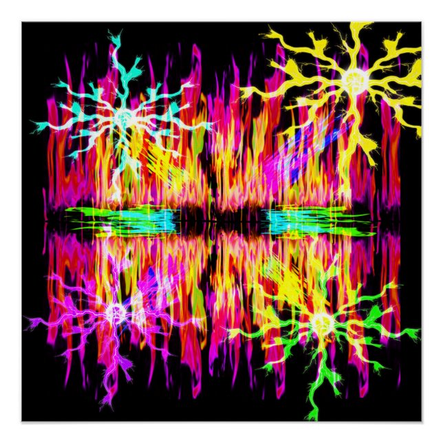 Incendio provoca Poster perfecto (Anverso)