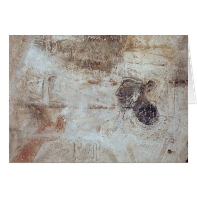 Incienso de ofrecimiento de Tuthmosis III a dios, (Anverso (Horizontal))