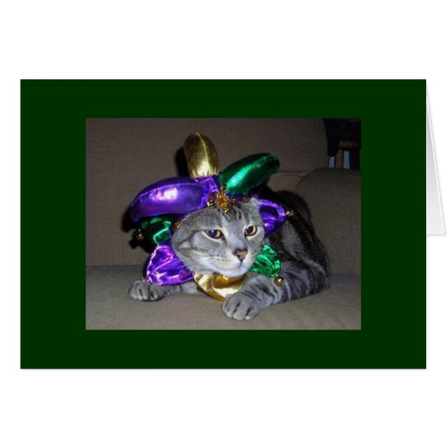 INCLUSO EL GATO ESTÁ CELEBRANDO PARA "USTED" SON " (Anverso (Horizontal))