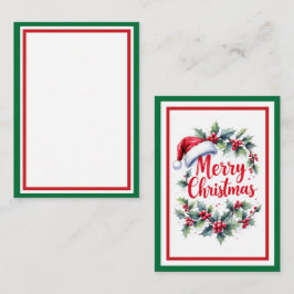 Incluya una nota personal con su regalo de Navidad