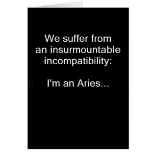 Incompatibilidad del aries