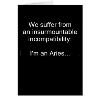 Incompatibilidad del aries