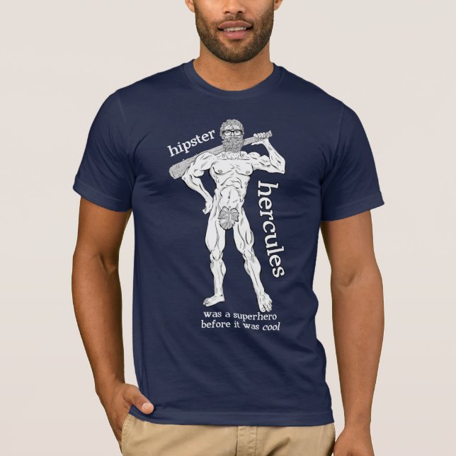 Inconformista Hércules (para el camisetas oscuro) (Anverso)