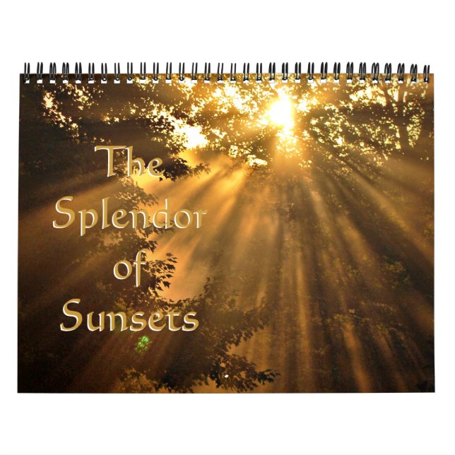 Increíble calendario fotográfico del atardecer (Tapa)