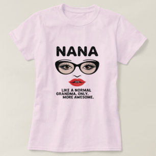 Increíble camiseta divertida de la abuela - como u