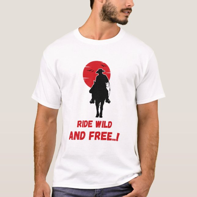 Increíble camiseta para montar a caballo (Anverso)