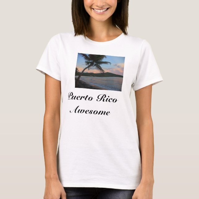 Increíble camiseta para mujeres de Puerto Rico Bea (Anverso)