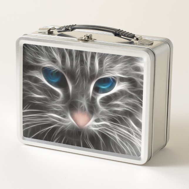 Increíble Cara de Gato de Ojos Azules (Anverso)