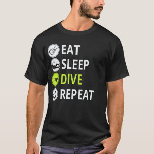 Increíble Come Duerme Bucea Repite Camiseta Divert