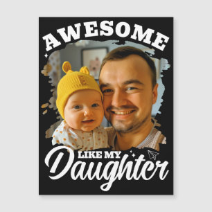 Increíble Como Mi Hija Tarjeta De Foto Personaliza