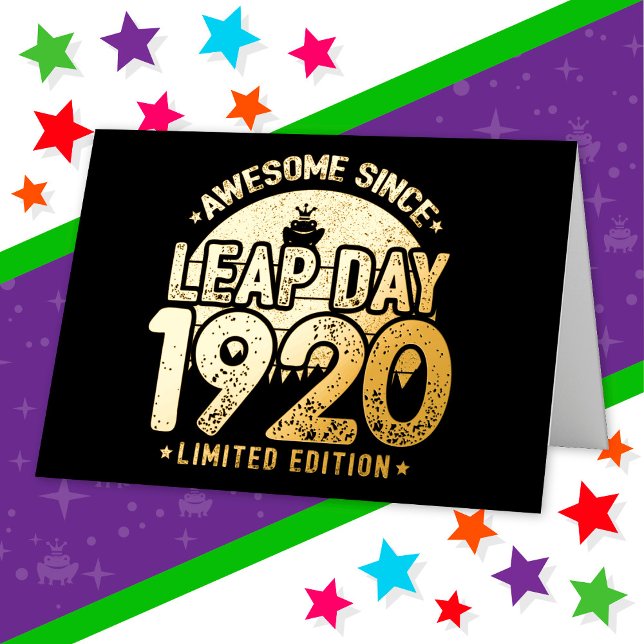 Increíble desde 1920 Día del Año Salto 29 feb. Cum (Subido por el creador)