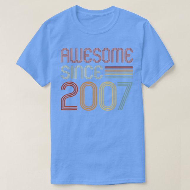 Increíble desde 2007 camiseta para niños Chicas (Diseño del anverso)