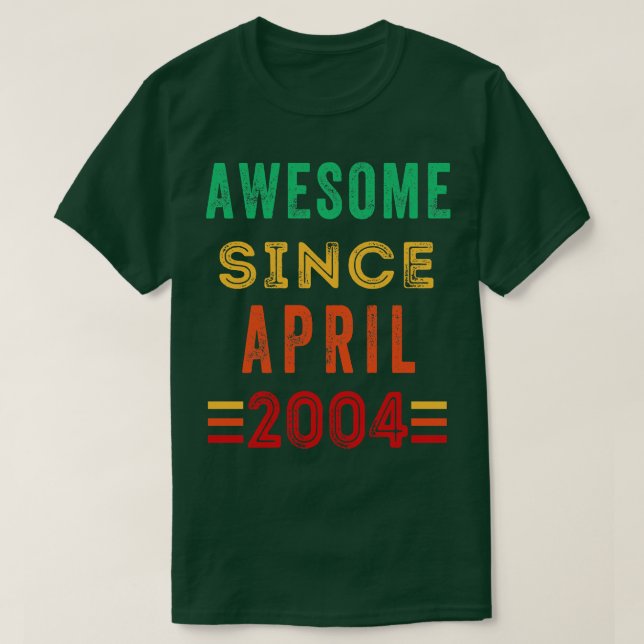 Increíble desde la camisa de cumpleaños de abril d (Diseño del anverso)
