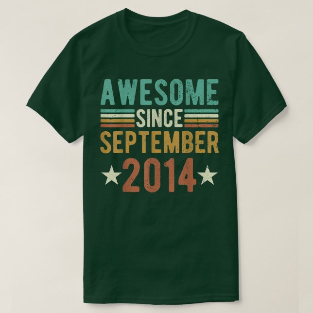 Increíble desde la camiseta de seta de setiembre d (Diseño del anverso)
