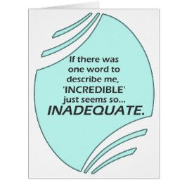 Increíble es inexacto