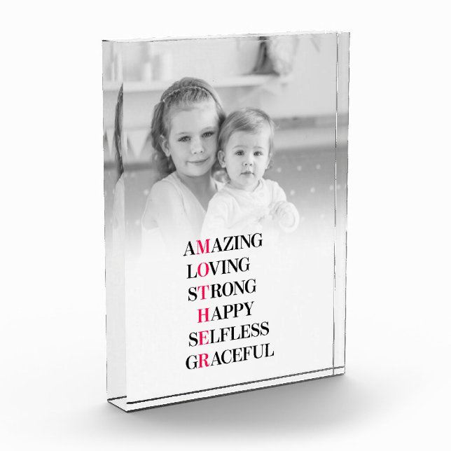 Increíble foto de Personalizado de acrónimo madre (Izquierda)