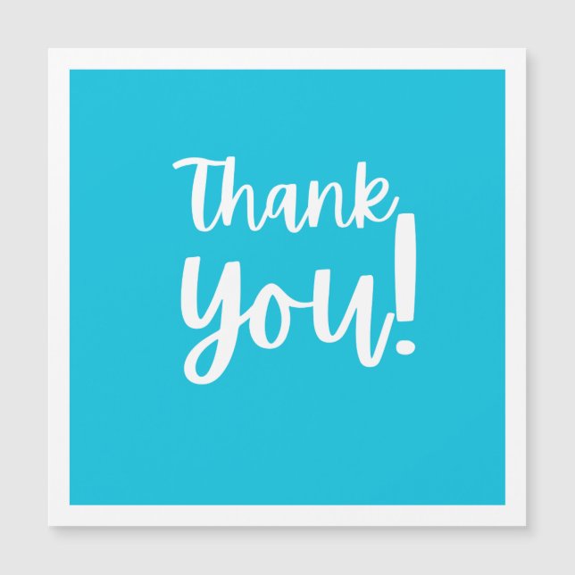 INCREÍBLE GRACIAS TARJETA (Anverso)