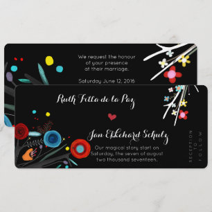 Increíble invitación de boda  Rupydetequila