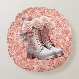 Increíble Mensaje de Paz en Almohada Redonda de Ro