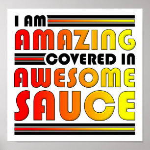 Increíble Póster Divertido de Salsa Impresionante