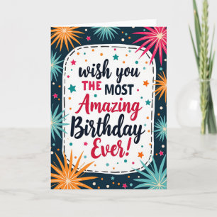 Increíble tarjeta de cumpleaños con explosión de e