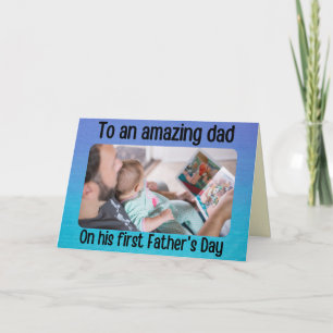 Increíble tarjeta de foto del Día del Padre para p