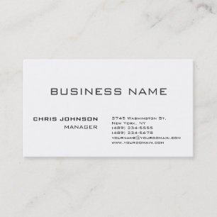 Increíble tarjeta de presentación de diseño profes