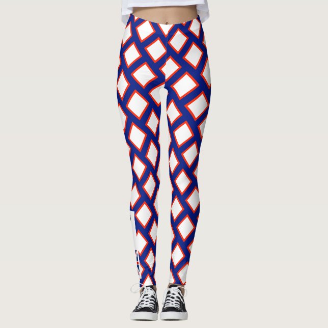 Increíbles Leggings con Bloques de Bandera Británi (Anverso)