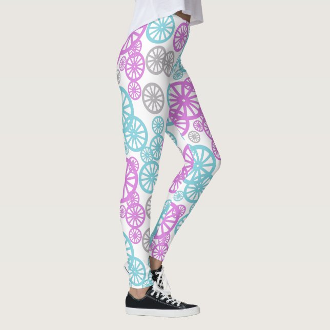 Increíbles Leggings con Patrón de Rueda Circular e (Derecha)