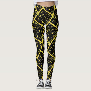 Increíbles Leggings de Estampado Abstracto del Uni