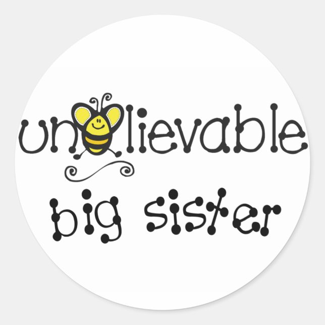Increíbles pegatinas Hermanas Grandes (Anverso)