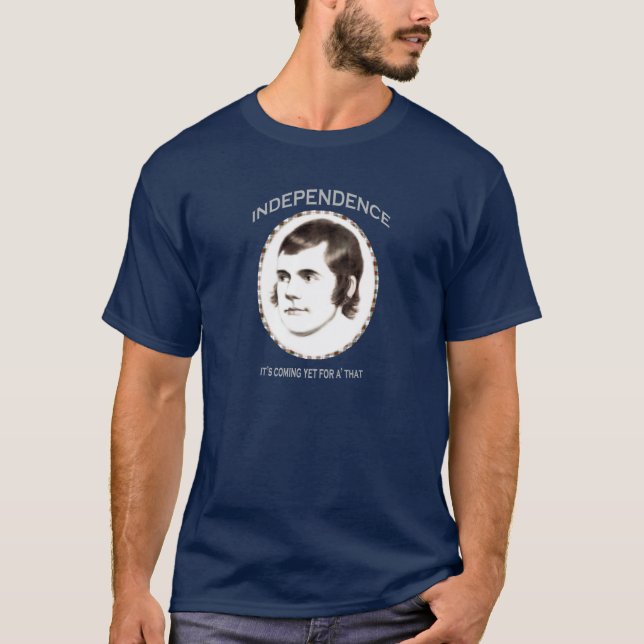 Independencia 2 de Robert Burns para la camiseta (Anverso)