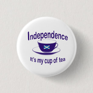 Independencia del #indyref mi taza de botón del té