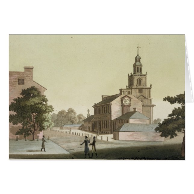 Independencia Pasillo, Philadelphia, Pennsylvania, (Anverso (Horizontal))