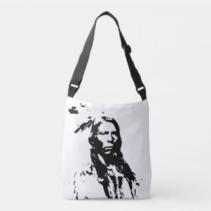 INDIA AMERICANA CRUZ CUERPO TOTE DE BOLSA