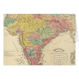 India: Batalla y mapa de la cronología de las mar