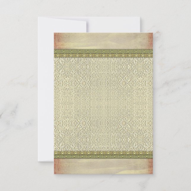 India: Invitación a la boda hindú (Anverso)