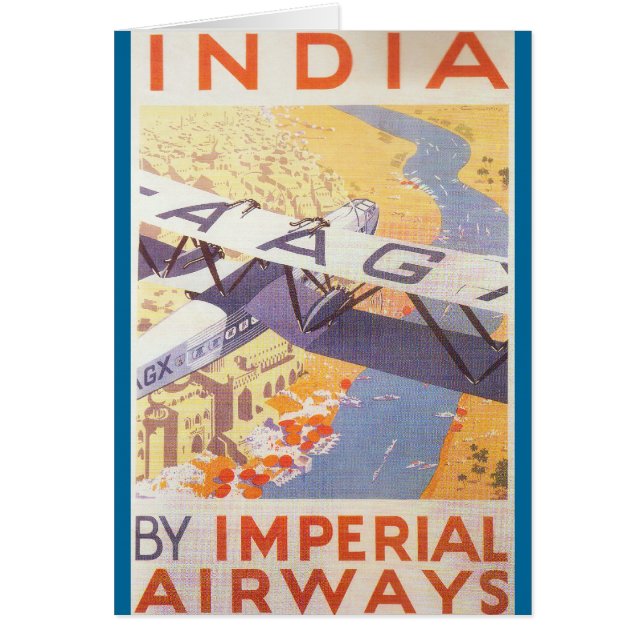 India por Imperial Airways (Frente)