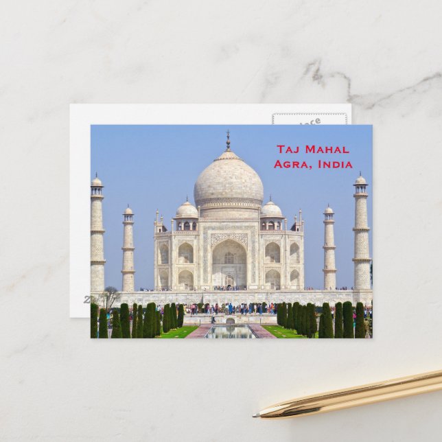 India: Viajes por turismo de cosecha añaden postal (Anverso/Reverso In Situ)