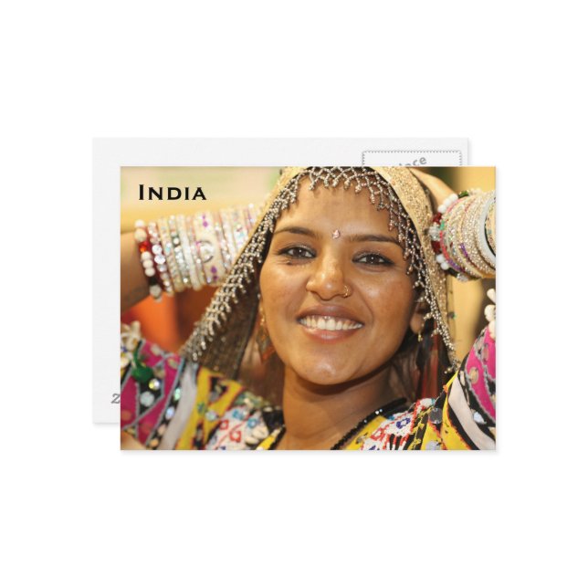 India: Viajes por turismo de cosecha añaden postal (Anverso/Reverso In Situ)