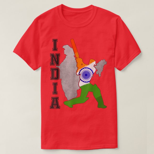 Indian Cricket Jersey India Cricket Team Lover Sup (Diseño del anverso)