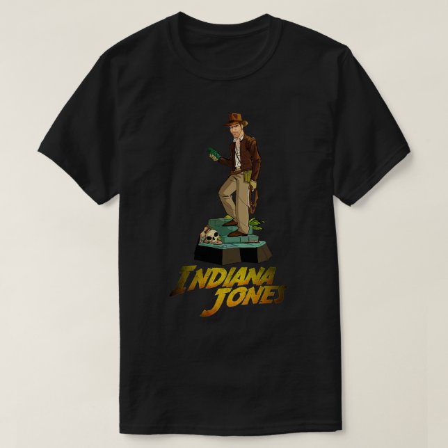 Indiana jones camiseta TShirt 3 (Diseño del anverso)